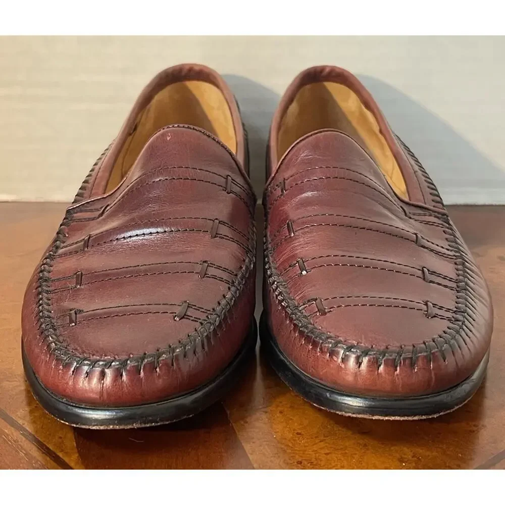 E.T. Wright Men Size 7D Brown‎ Leather Shoes